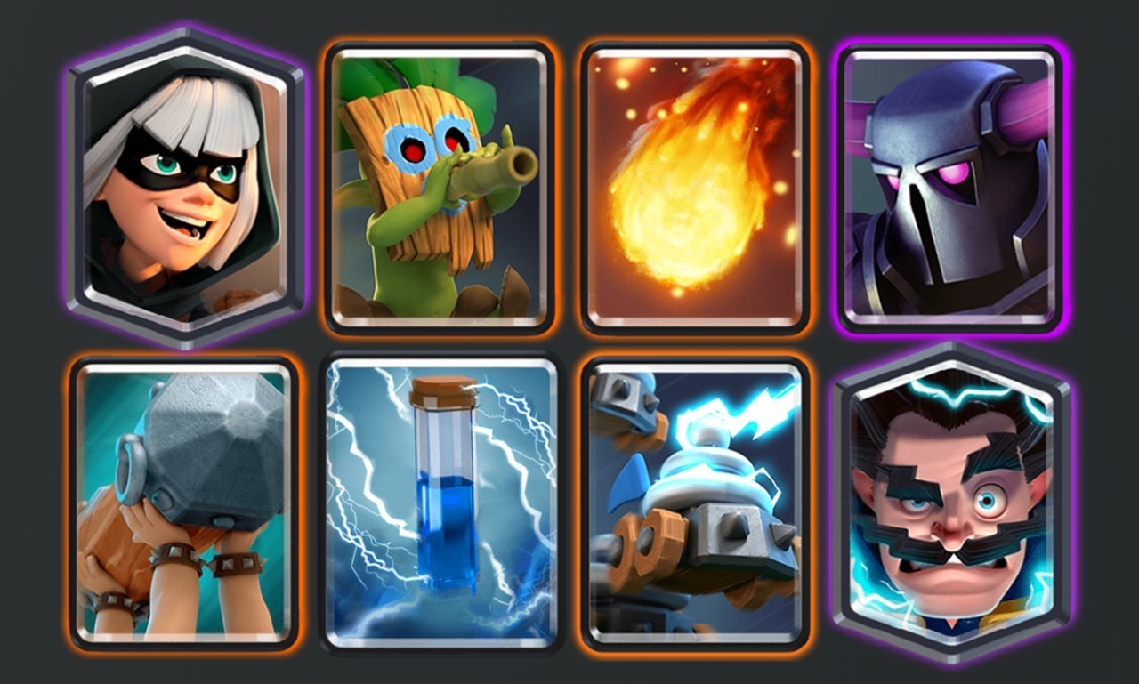 Mazo de Electrobandida Clash Royale