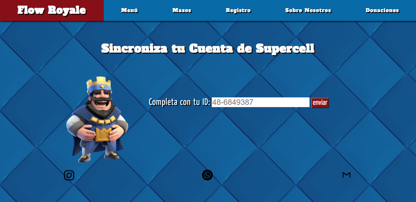 Imagen del sitio web Flow Royale